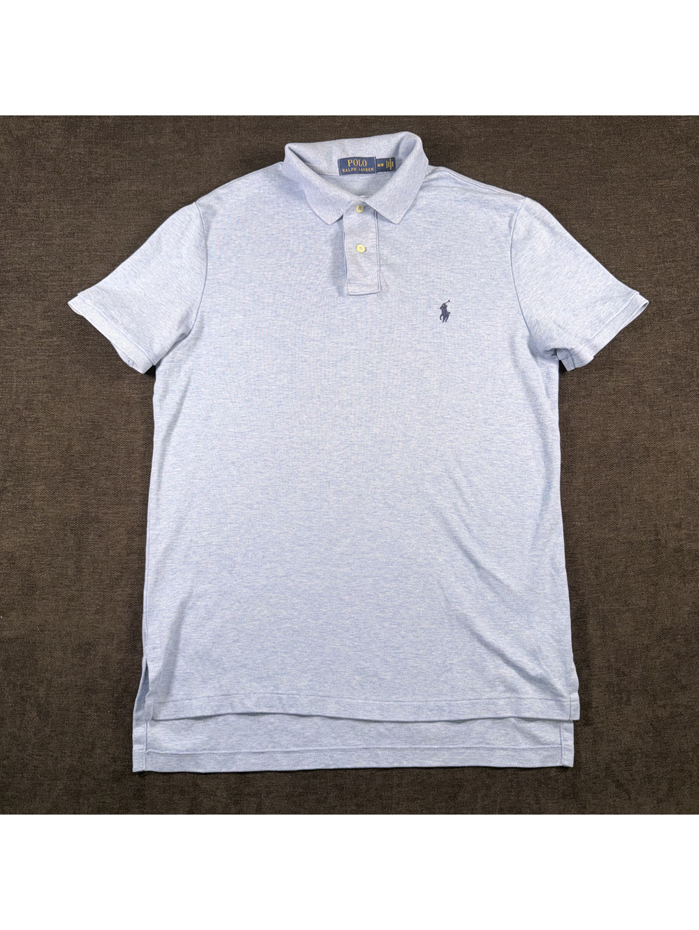 Polo Ralph Lauren Classic Fit Light Blue Cotton Polo Shirt Medium
